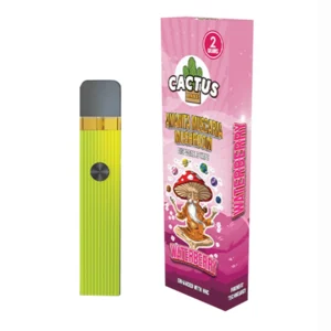 Waterberry Cactus Labs Amanita Muscaria Mushroom Vape Enhanced With HHC 2G